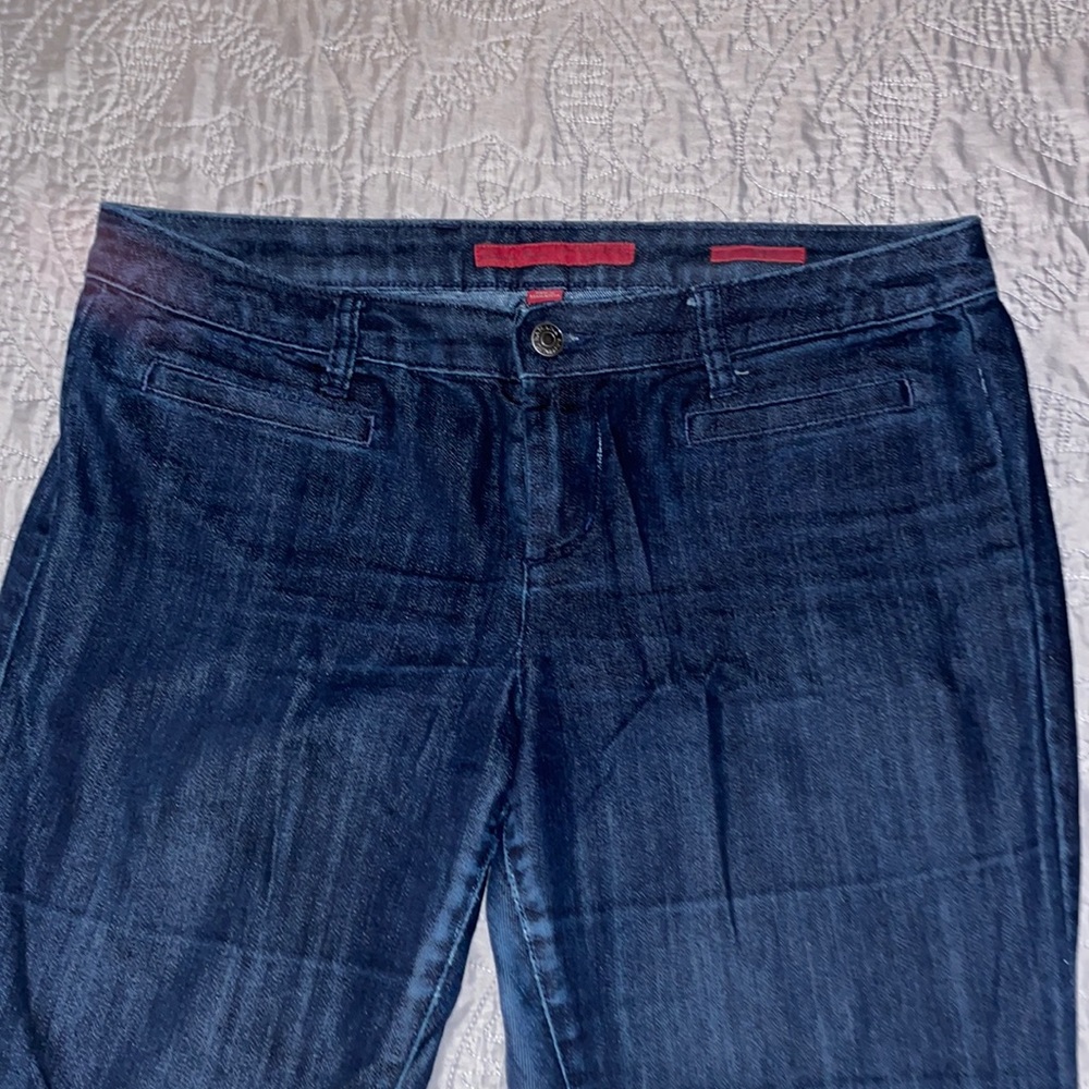 Banana Republic dark wash trouser jeans